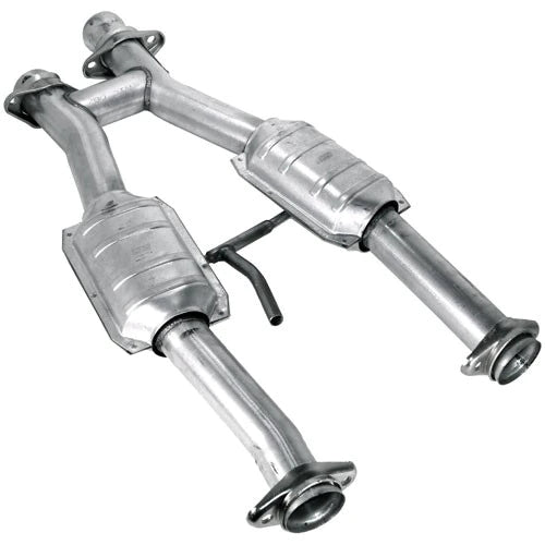 BBK Performance 79-93 Ford Mustang 5.0L 2-1/2 Inch Short Catted H-Pipe