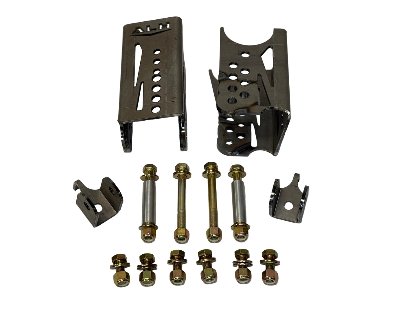 ALH FABRICATIONS FORD 8.8 BOLT ON LOWER CONTROL ARM HOUSING RELOCATION BRACKETS (Made In Canada 🇨🇦)