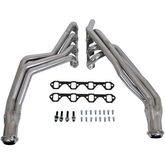 BBK Performance 79-93 Ford Mustang 5.0L 1-5/8 Long Tube Exhaust Headers Polished Silver Ceramic