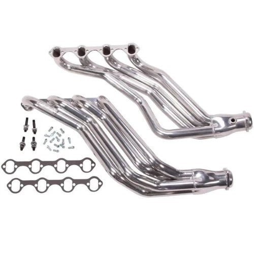 BBK Performance 86-93 Ford Mustang 351 Swap 1-3/4 Long Tube Exhaust Headers Polished Silver Ceramic
