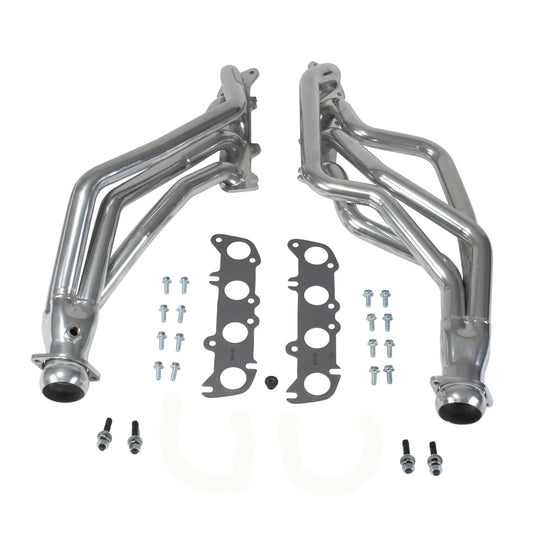 BBK Performance 86-04 Ford Mustang Coyote Swap 1-3/4 Long Tube Exhaust Headers Polished Silver Ceramic