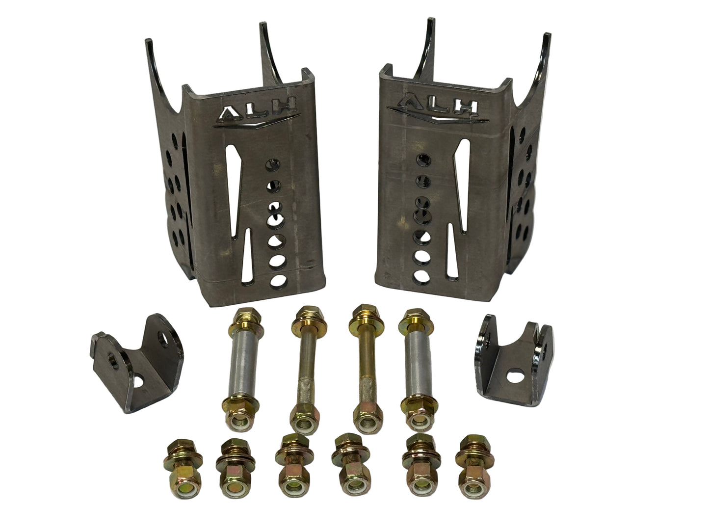 ALH FABRICATIONS FORD 8.8 BOLT ON LOWER CONTROL ARM HOUSING RELOCATION BRACKETS (Made In Canada 🇨🇦)