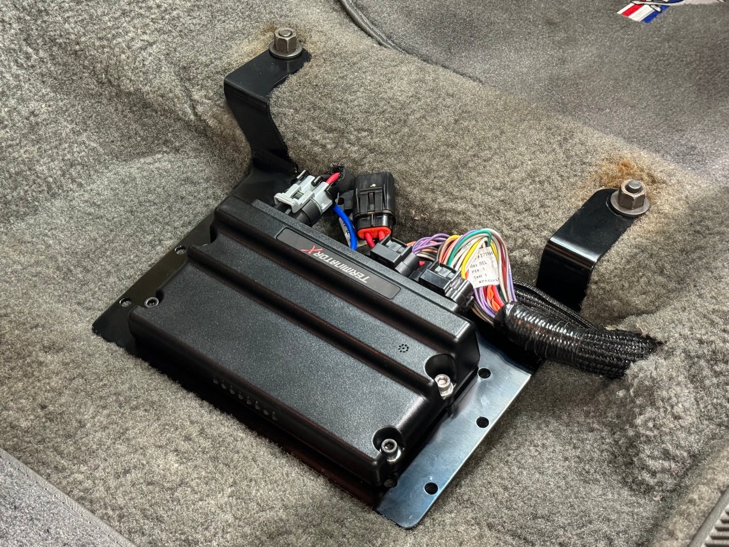 HOLLEY EFI 1979-2004 Ford Mustang ECU BRACKET - HP/TERMINATOR/TERMINATOR X