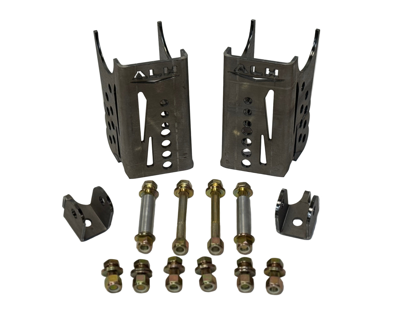 ALH FABRICATIONS FORD 8.8 BOLT ON LOWER CONTROL ARM HOUSING RELOCATION BRACKETS (Made In Canada 🇨🇦)