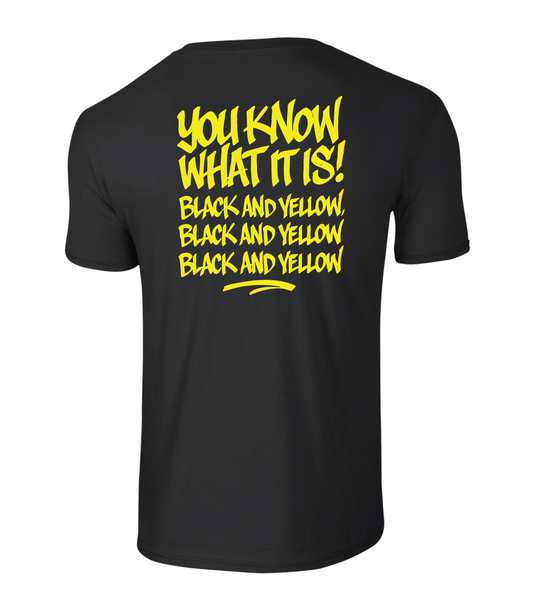 PSP Black & Yellow Anthem Tee ⚫️🟡⚫️🟡