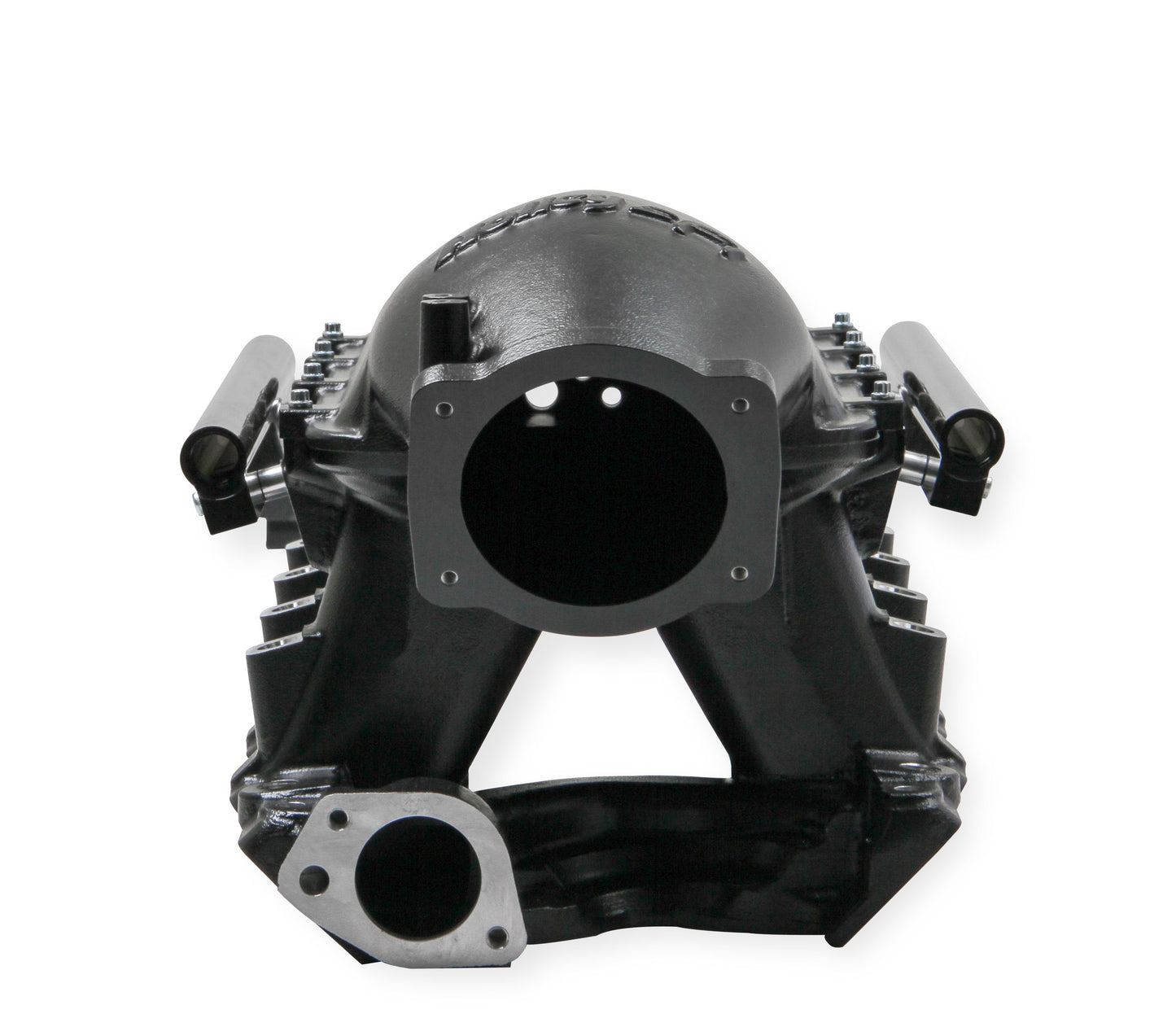 HOLLEY EFI BLACK 351W FORD HI-RAM EFI MANIFOLD (9.5" Deck) 95mm LS Throttle Body Flange Top