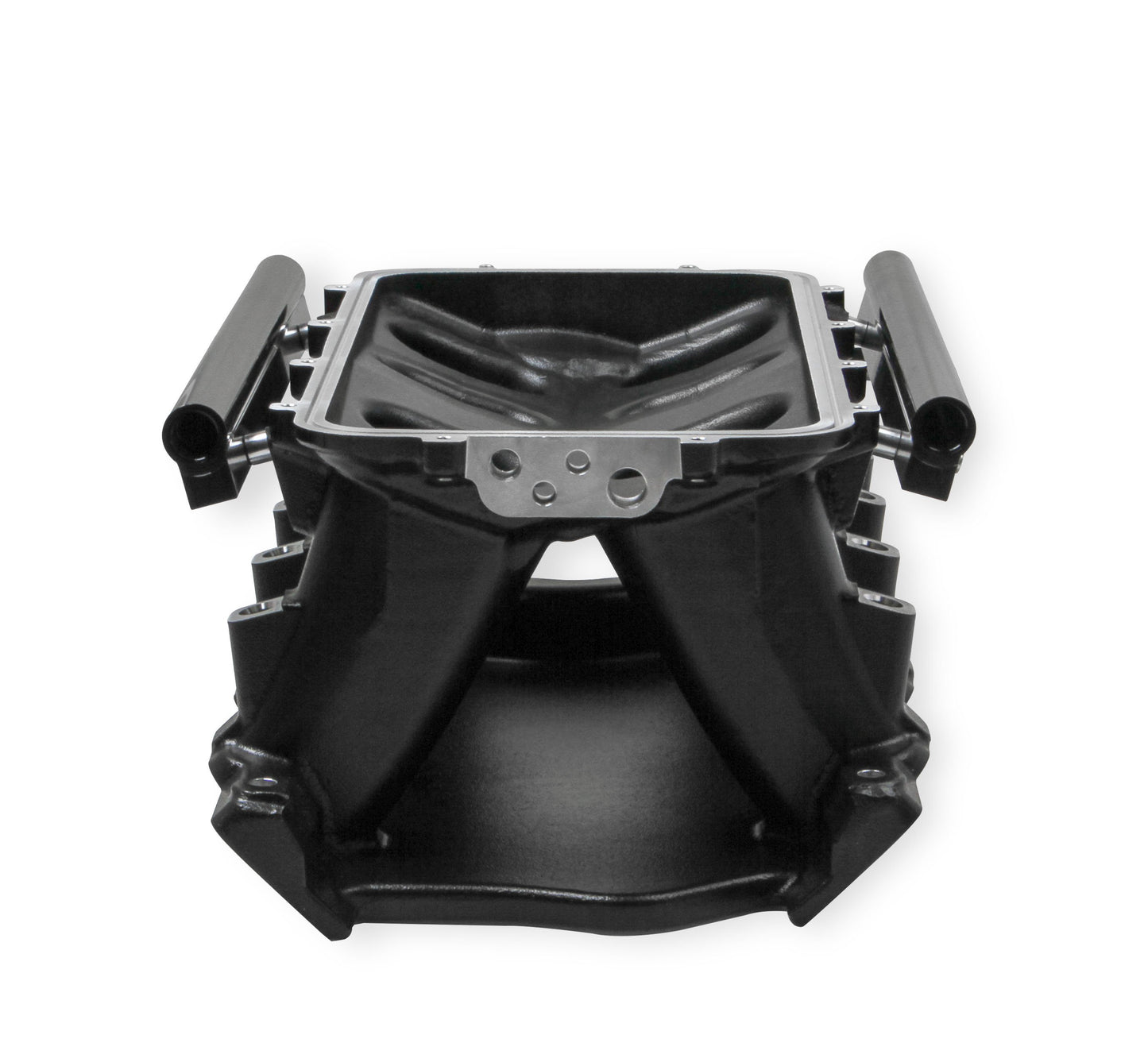HOLLEY EFI BLACK 351W FORD HI-RAM EFI MANIFOLD (9.5" Deck) 95mm LS Throttle Body Flange Top