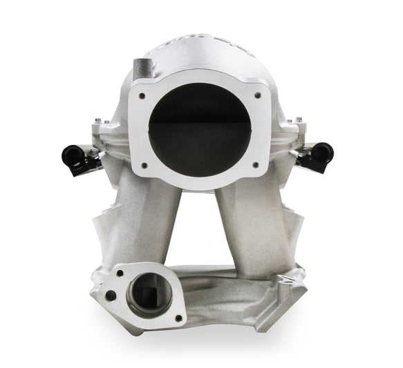 HOLLEY EFI 8.2 DECK SBF FORD HI-RAM EFI MANIFOLD with 95mm LS Throttle Body Flange Top