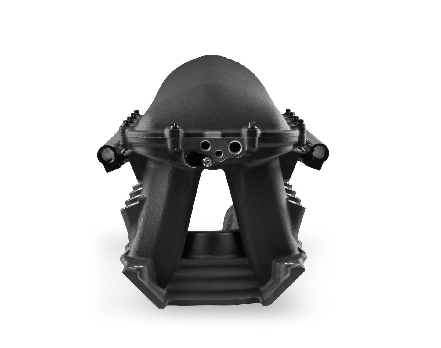 HOLLEY EFI 8.2 DECK SBF FORD HI-RAM EFI MANIFOLD-BLACK with 95mm LS Throttle Body Flange Top