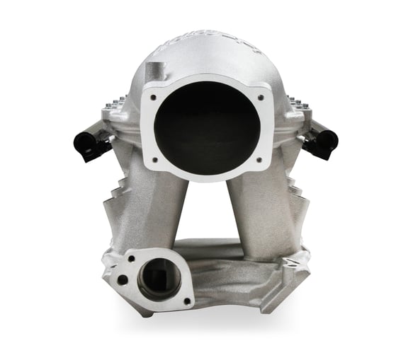HOLLEY EFI 8.2 DECK SBF FORD HI-RAM EFI MANIFOLD with 105mm LS Throttle Body Flange Top