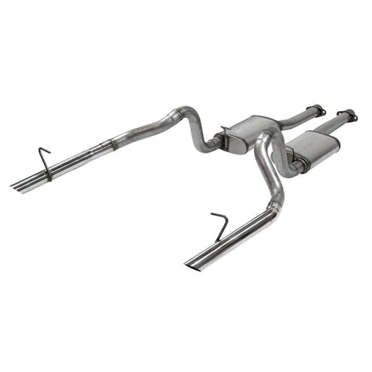 Flowmaster 1986-1993 Ford Mustang LX 5.0L (1986 GT) FlowFX Cat-Back, 2.5" 409 Stainless Steel Exhaust System