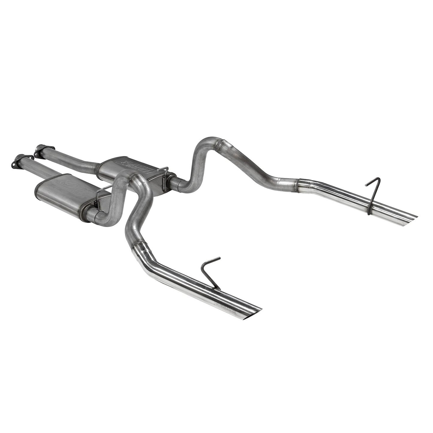Flowmaster 1986-1993 Ford Mustang LX 5.0L (1986 GT) FlowFX Cat-Back, 2.5" 409 Stainless Steel Exhaust System