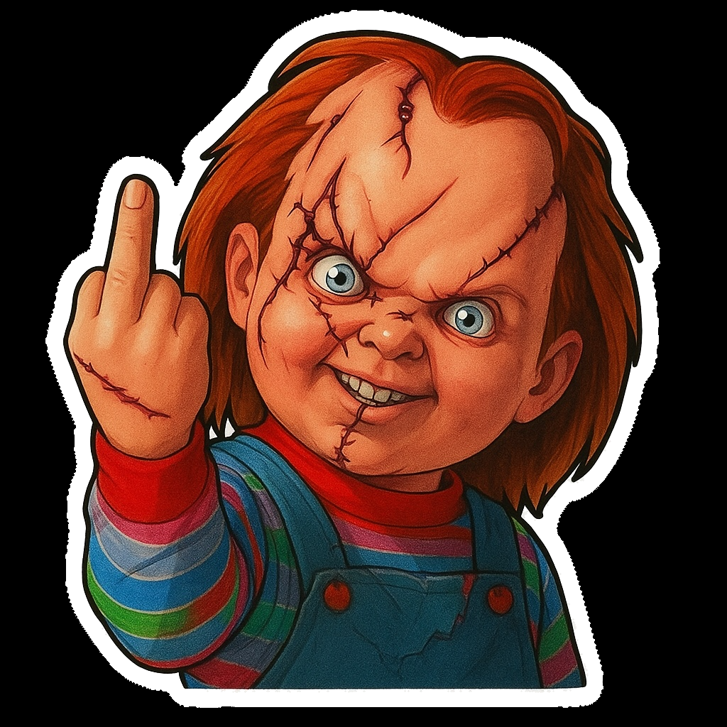 “Weapon X / War Fox” Chucky Sticker – Michael Silva