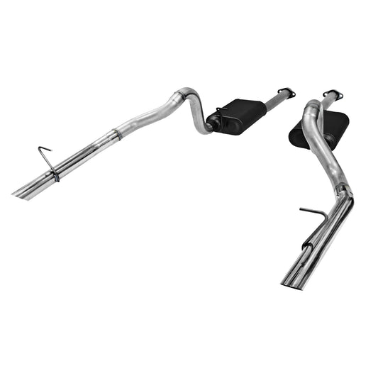 Flowmaster 1986-1993 Ford Mustang LX with 5.0L engine. Fits coupes and convertibles. Also fits 1986 Ford Mustang GT with 5.0L engine AMERICAN THUNDER CAT-BACK EXHAUST SYSTEM