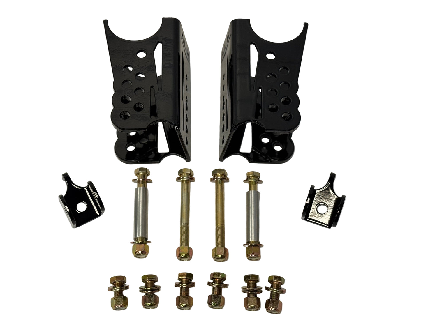 ALH FABRICATIONS FORD 8.8 BOLT ON LOWER CONTROL ARM HOUSING RELOCATION BRACKETS (Made In Canada 🇨🇦)