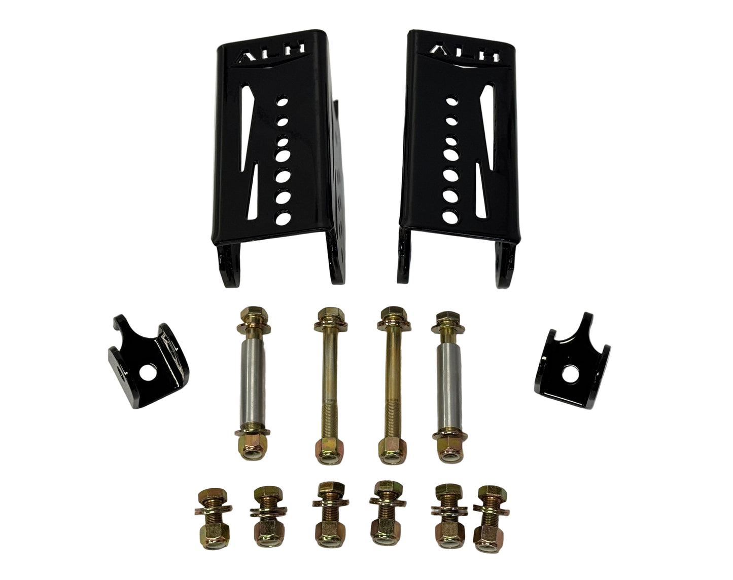 ALH FABRICATIONS FORD 8.8 BOLT ON LOWER CONTROL ARM HOUSING RELOCATION BRACKETS (Made In Canada 🇨🇦)