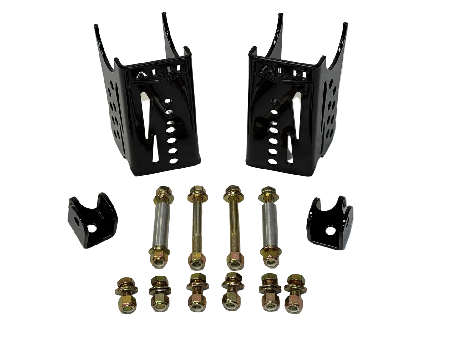 ALH FABRICATIONS FORD 8.8 BOLT ON LOWER CONTROL ARM HOUSING RELOCATION BRACKETS (Made In Canada 🇨🇦)