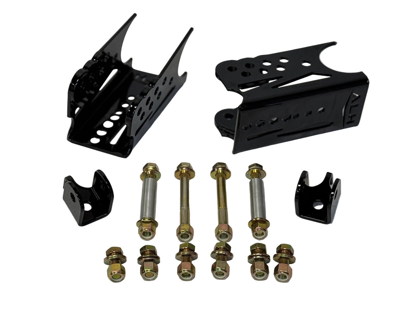 ALH FABRICATIONS FORD 8.8 BOLT ON LOWER CONTROL ARM HOUSING RELOCATION BRACKETS (Made In Canada 🇨🇦)
