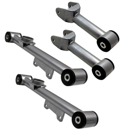 UPR Products 79-98 Mustang Elite Chrome Moly Urethane Upper & Lower Control Arm Suspension Kit